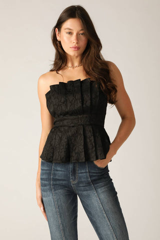 ELEGANT ESSENCE WOVEN TOP - By Baano