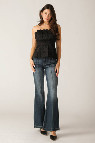 ELEGANT ESSENCE WOVEN TOP - By Baano