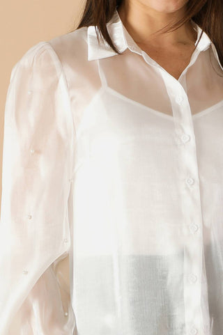 GIRL ON THE GO ORGANZA TOP - By Baano