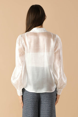 GIRL ON THE GO ORGANZA TOP - By Baano