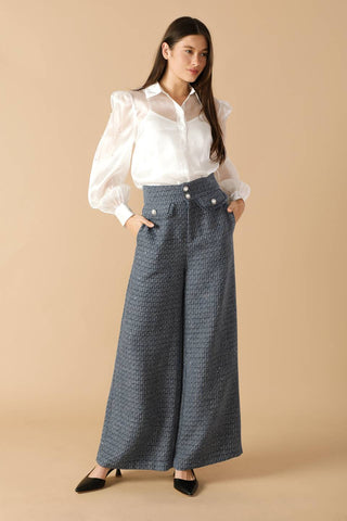 GIRL ON THE GO ORGANZA TOP - By Baano