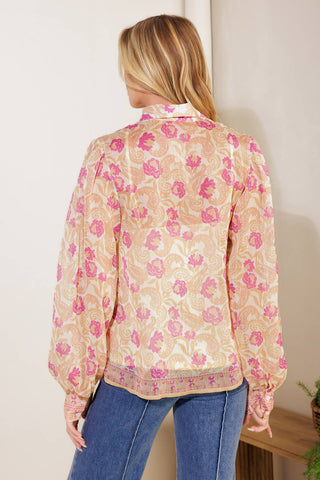 AGAINST THE ODDS WOVEN TOP - By Baano