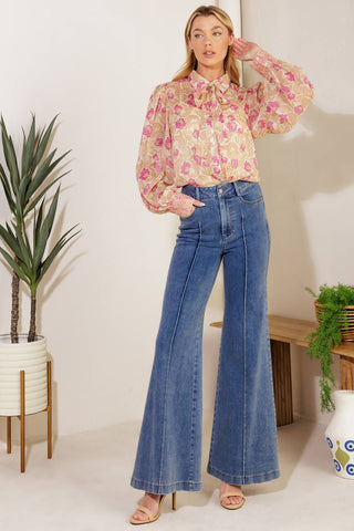 AGAINST THE ODDS WOVEN TOP - By Baano