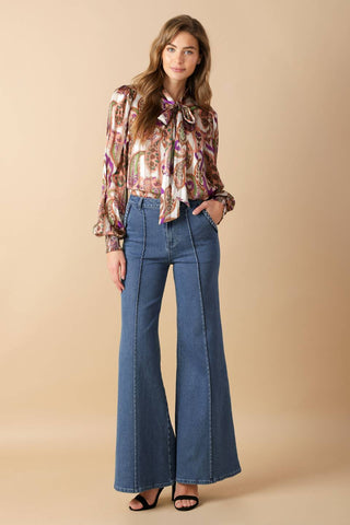 TRY AND TRY AGAIN WOVEN TOP - By Baano