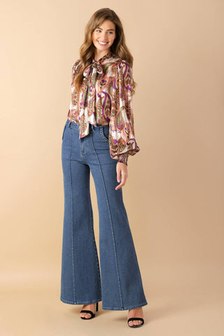 TRY AND TRY AGAIN WOVEN TOP - By Baano