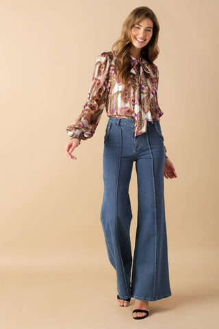 TRY AND TRY AGAIN WOVEN TOP - By Baano