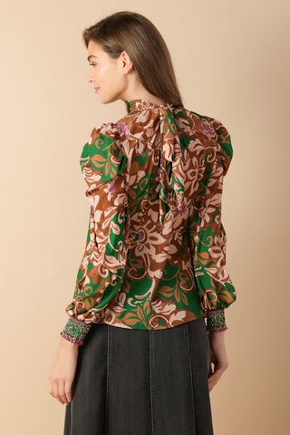 BREWED BLISS WOVEN TOP - By Baano