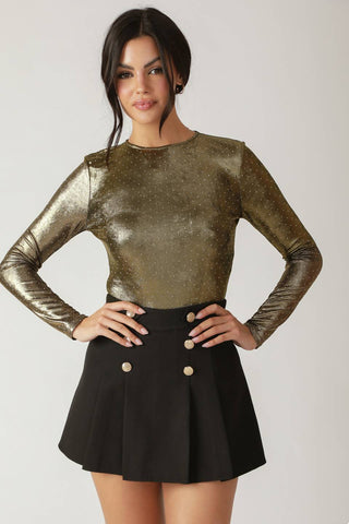 LET'S RIDE EMBELLISHED BODYSUIT - By Baano