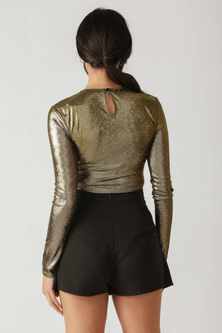LET'S RIDE EMBELLISHED BODYSUIT - By Baano