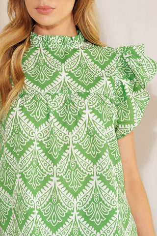 WANT YOU AROUND WOVEN TOP - By Baano