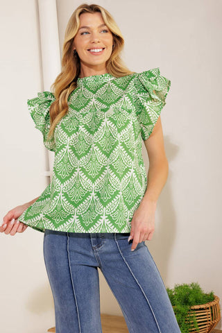 WANT YOU AROUND WOVEN TOP - By Baano