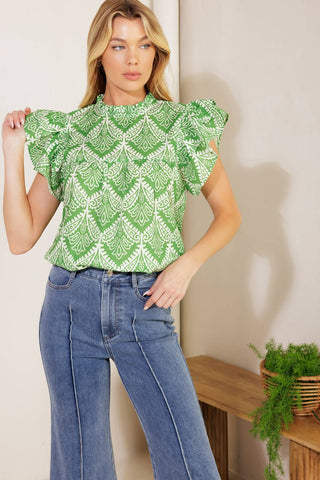 WANT YOU AROUND WOVEN TOP - By Baano