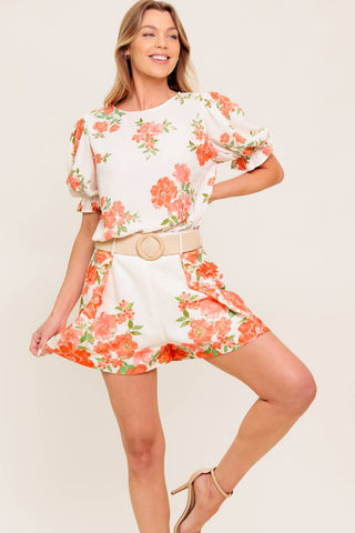 LOVELY DAYS IVORY WOVEN TOP - By Baano