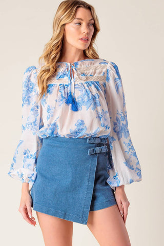 LAGOON DAYDREAMS WOVEN TOP - By Baano