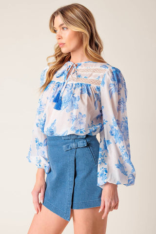 LAGOON DAYDREAMS WOVEN TOP - By Baano