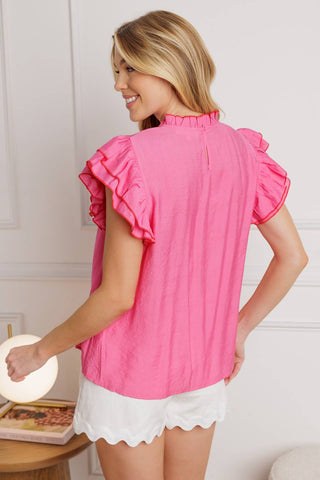 PUSH THE LIMIT WOVEN TOP - By Baano