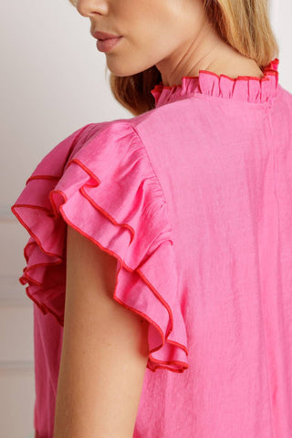 PUSH THE LIMIT WOVEN TOP - By Baano