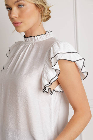 PUSH THE LIMIT WOVEN TOP - By Baano