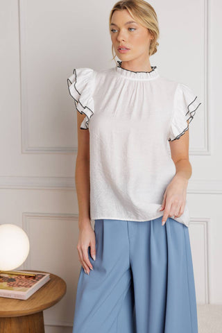 PUSH THE LIMIT WOVEN TOP - By Baano