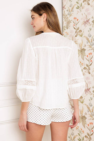 SALT BREEZE WOVEN TOP - By Baano