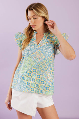 KNOW ME SO WELL WOVEN TOP - By Baano