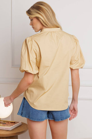 HIGH STANDARDS WOVEN TOP - By Baano