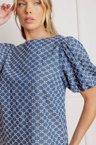 RIPPLES OF TIME WOVEN TOP - By Baano