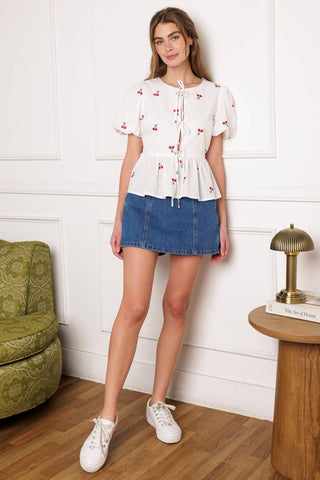 CLOSER THAN EVER WOVEN TOP - By Baano