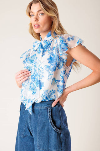 BEAUTY ICON WOVEN TOP - By Baano