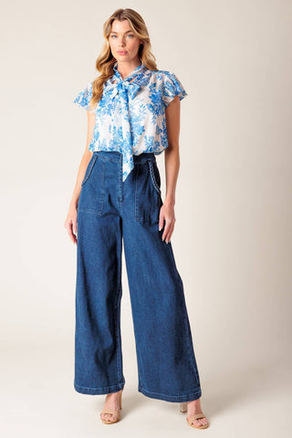 BEAUTY ICON WOVEN TOP - By Baano