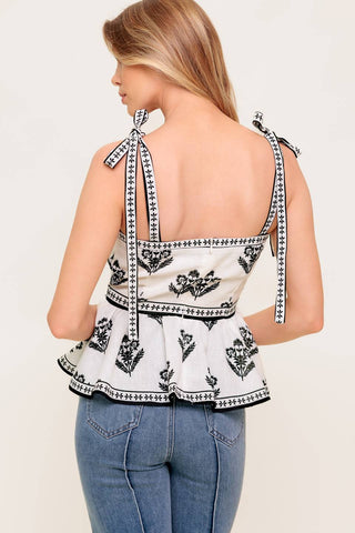 SERENE KISS WOVEN TOP - By Baano