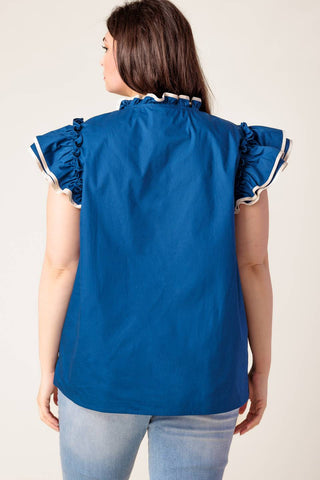 THE TIME IS RIGHT WOVEN TOP - By Baano