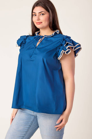 THE TIME IS RIGHT WOVEN TOP - By Baano