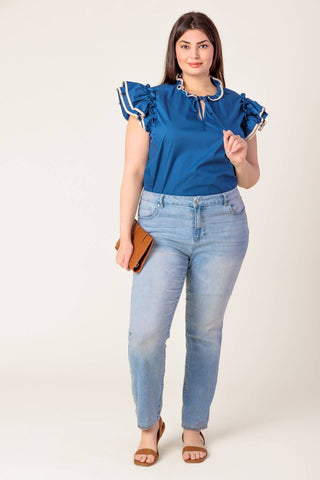 THE TIME IS RIGHT WOVEN TOP - By Baano