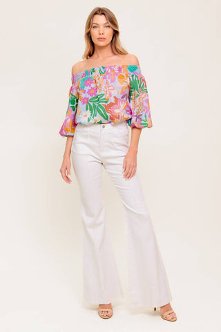 PRECIOUS MOMENT WOVEN TOP - By Baano