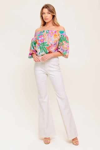 PRECIOUS MOMENT WOVEN TOP - By Baano