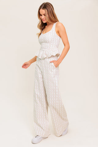 CITRUS FLOW IVORY WOVEN TOP - By Baano