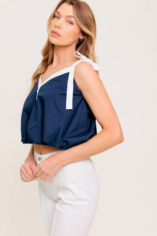 SCENT OF SPRING WOVEN TOP - By Baano