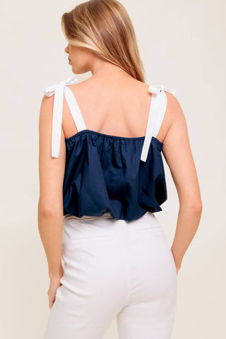 SCENT OF SPRING WOVEN TOP - By Baano