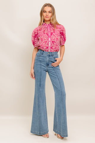 PRECIOUS HEART WOVEN TOP - By Baano
