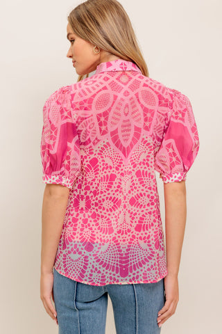 PRECIOUS HEART WOVEN TOP - By Baano