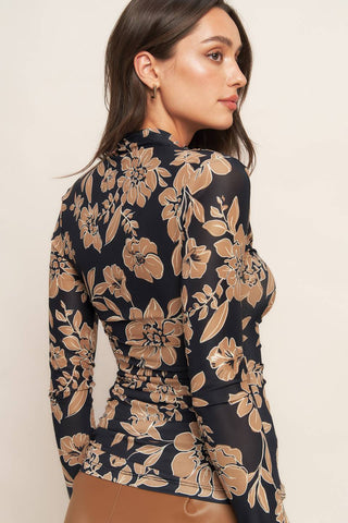 CITY NIGHT OUT POWER MESH TOP - By Baano