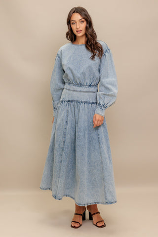 AMERICAN BLEND DENIM TOP - By Baano