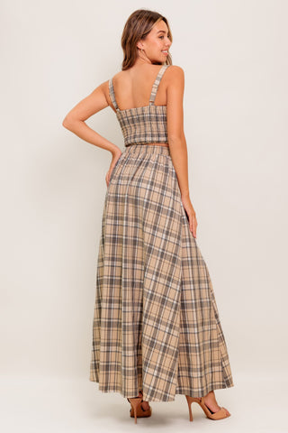 HERITAGE CHARM WOVEN TOP AND SKIRT SET - By Baano