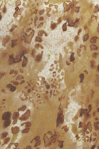 WILD LUXE TAUPE WOVEN TOP - By Baano