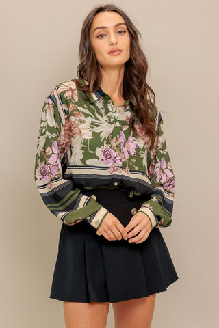 GARDEN CLUB  WOVEN TOP - By Baano