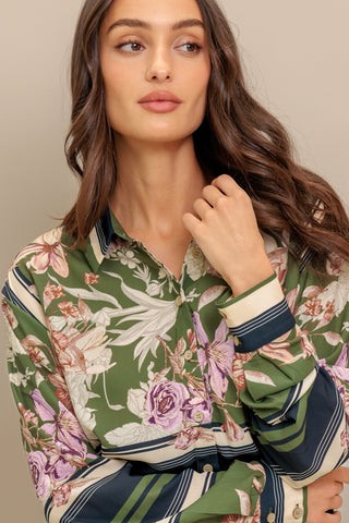 GARDEN CLUB  WOVEN TOP - By Baano