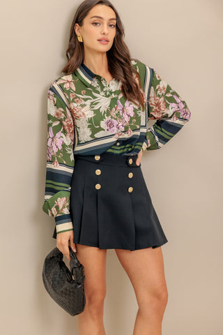 GARDEN CLUB  WOVEN TOP - By Baano