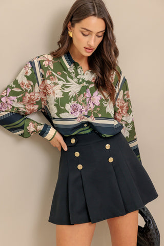 GARDEN CLUB  WOVEN TOP - By Baano