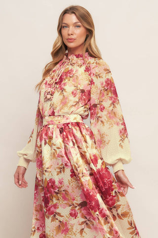 BLOSSOM DREAM BALLERINA WOVEN TOP - By Baano